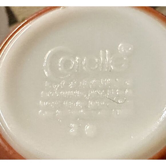 Vintage Set of 4 Corning Red/Copper Corelle Mugs Corningware Tableware NY USA - Picture 3 of 3